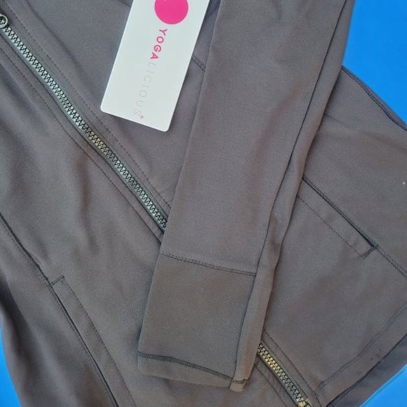 Yogalicious Women's Zip Up Hooded Jacket - Picture 4 of 14